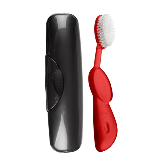 BPA Free and ADA Accepted, Right Hand, Red Tooth Brush