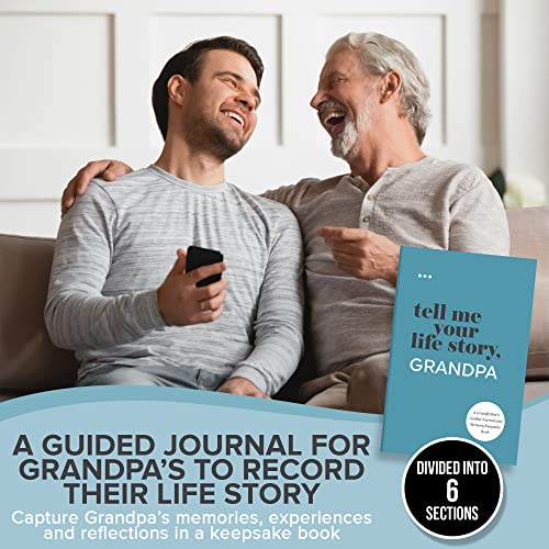 Tell Me Your Life Story, Grandpa: A Grandfather’s Guided Journal and Memory Keepsake