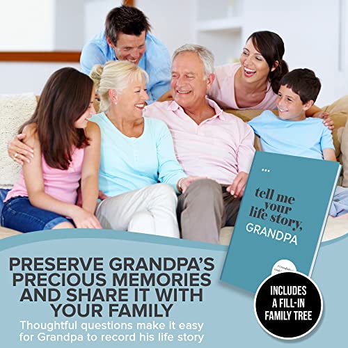 Tell Me Your Life Story, Grandpa: A Grandfather’s Guided Journal and Memory Keepsake