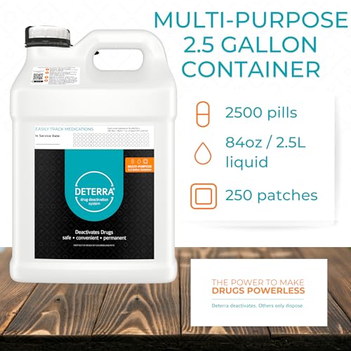 Drug Deactivation and Medication Disposal System (2.5 Gallon Container, 2-Pack)