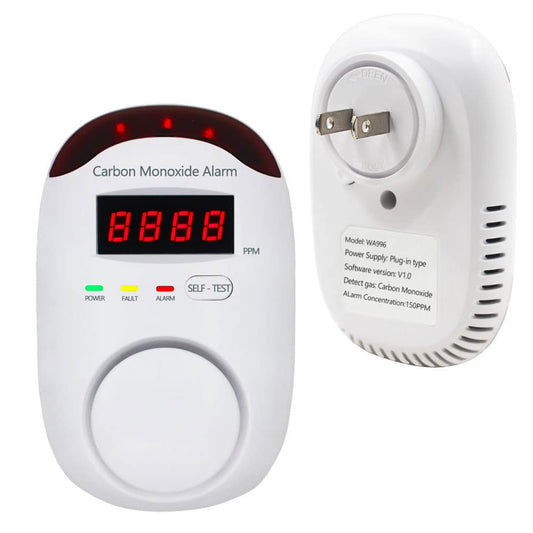Voice Alert Plug-in Type Carbon Monoxide Alarm