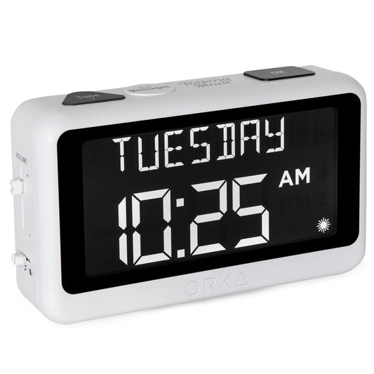 Talking Clock. Voice Recordable Ex Large Medication Pill Reminder