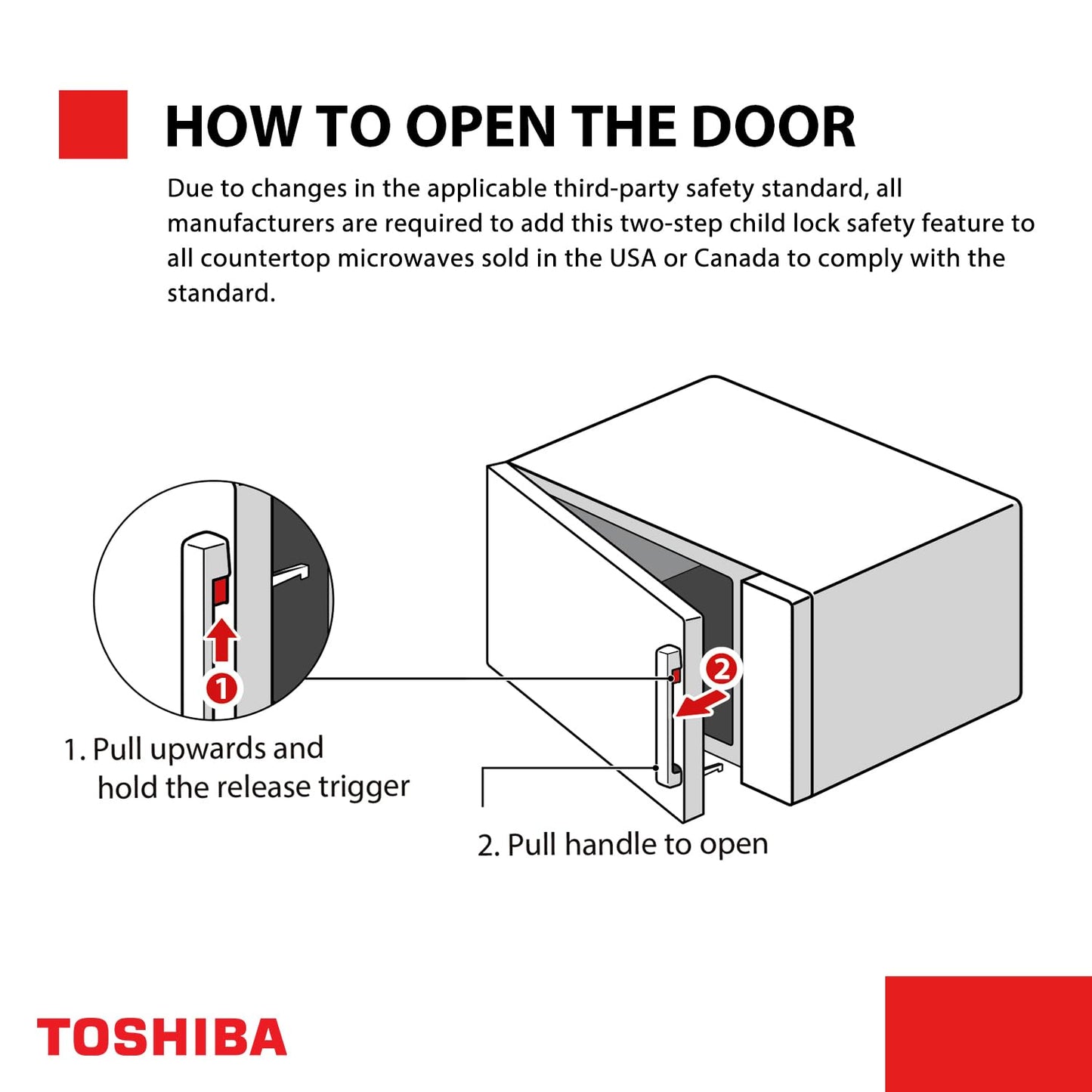 TOSHIBA ML-EM09PA(SS) Small Microwave Oven with 6 Auto Menus, Mute Function & Child Lock, LED Lighting, Perfect for Apartments & Dorms, 0.9 Cu Ft, 10.6 Inch Removable Turntable, 900W, Stainless Steel