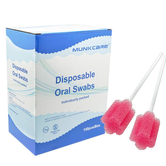Oral Swabs Flavored Lemon- Tooth Cleaning Sponges