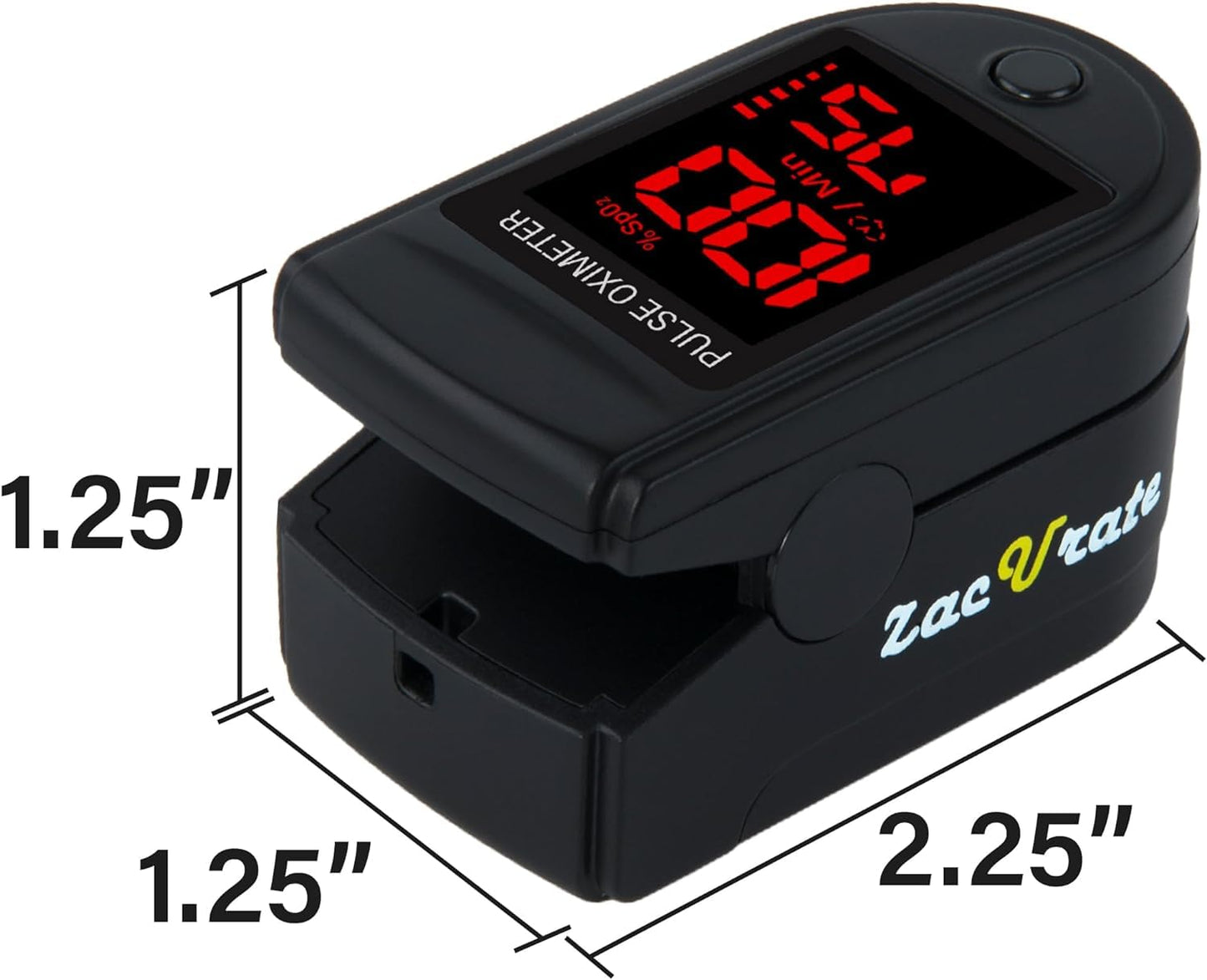 Fingertip Pulse Oximeter (Blood Oxygen Saturation Monitor)