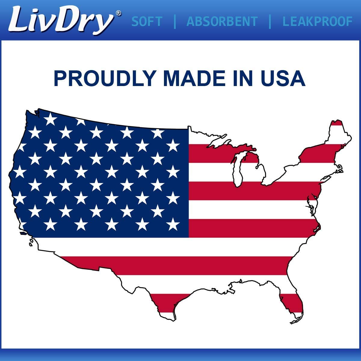 LivDry Adult Incontinence Underwear, Overnight Comfort Absorbency, Leak Protection (XXX-Large (40 Count))