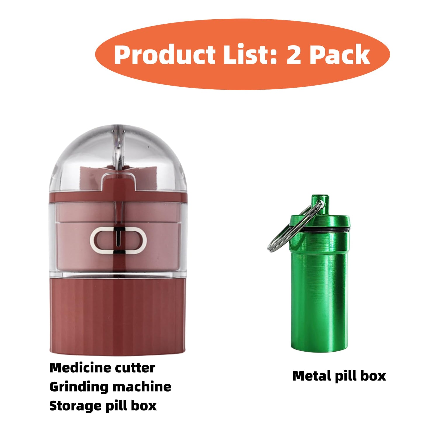 Premium Pill Crusher Cutter and Grinder for Fine Powder Perfect for Medicines Pets Easy to Use Smasher with Removable Cup Ideal for Pastillas Medicinas Efficient Moledor for Daily Medicine Management