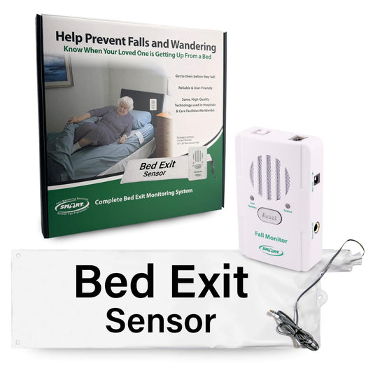 Bed Alarm with 10"x30" Weight Sensing Bed Pad