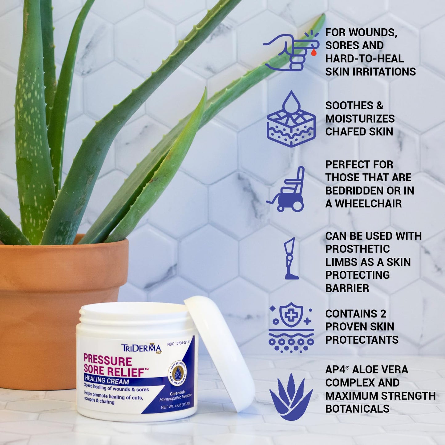 Pressure Sore Relief Healing Cream for Bed Sores