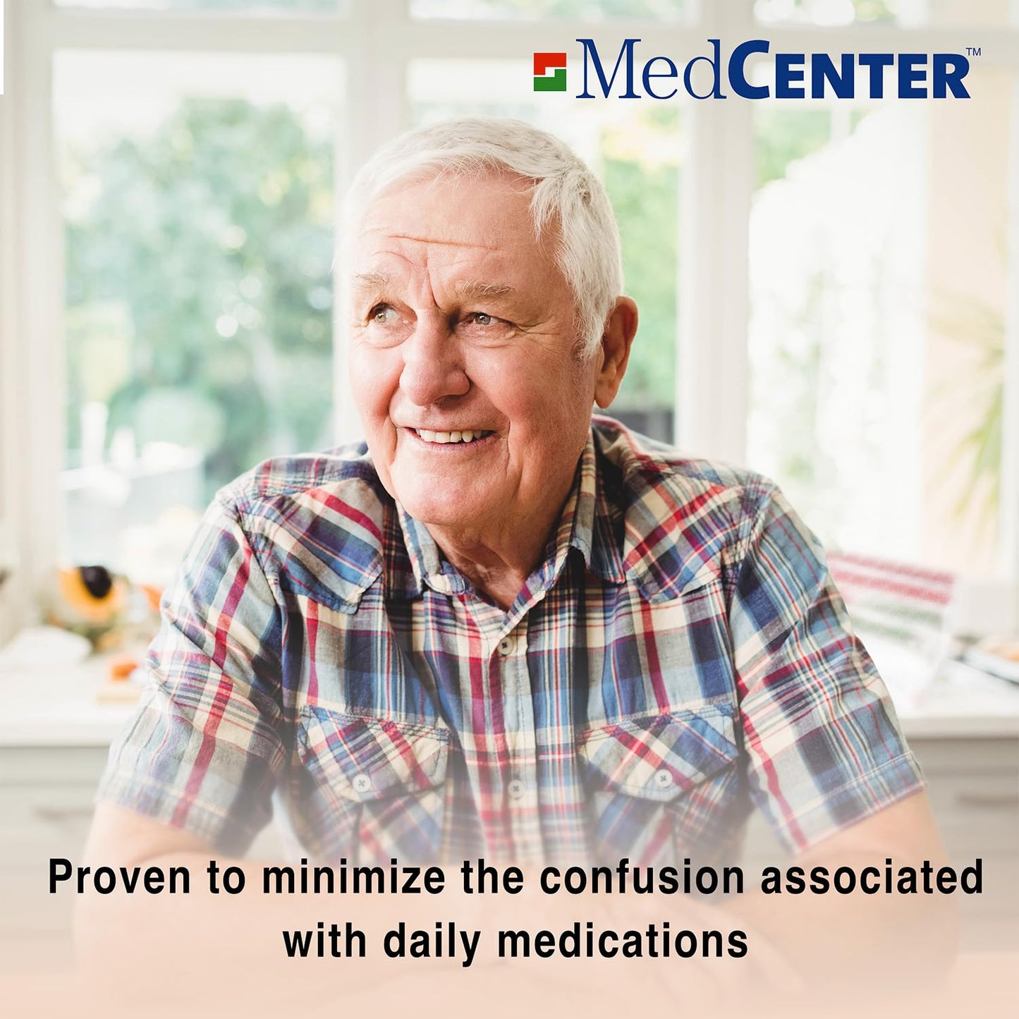Medcenter FSA HSA Eligible Monthly Pill Organizer System 4 Times a Day, 31 Day Pill Organizer Box with Talking Alarm Reminding System, Monthly Pill Box for Daily Medication, Gift for Mom, Dad, Elderly