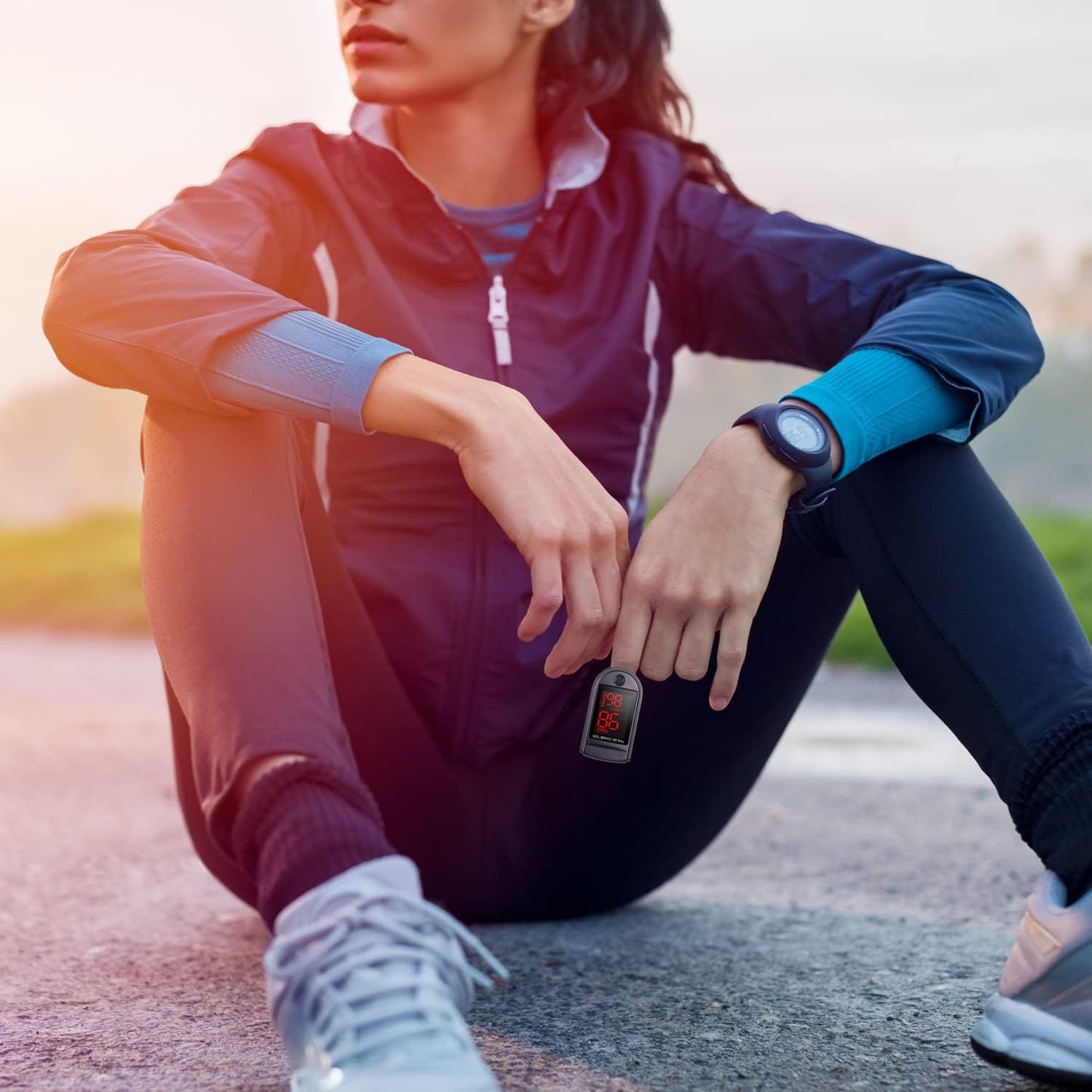 Fingertip Pulse Oximeter (Blood Oxygen Saturation Monitor)