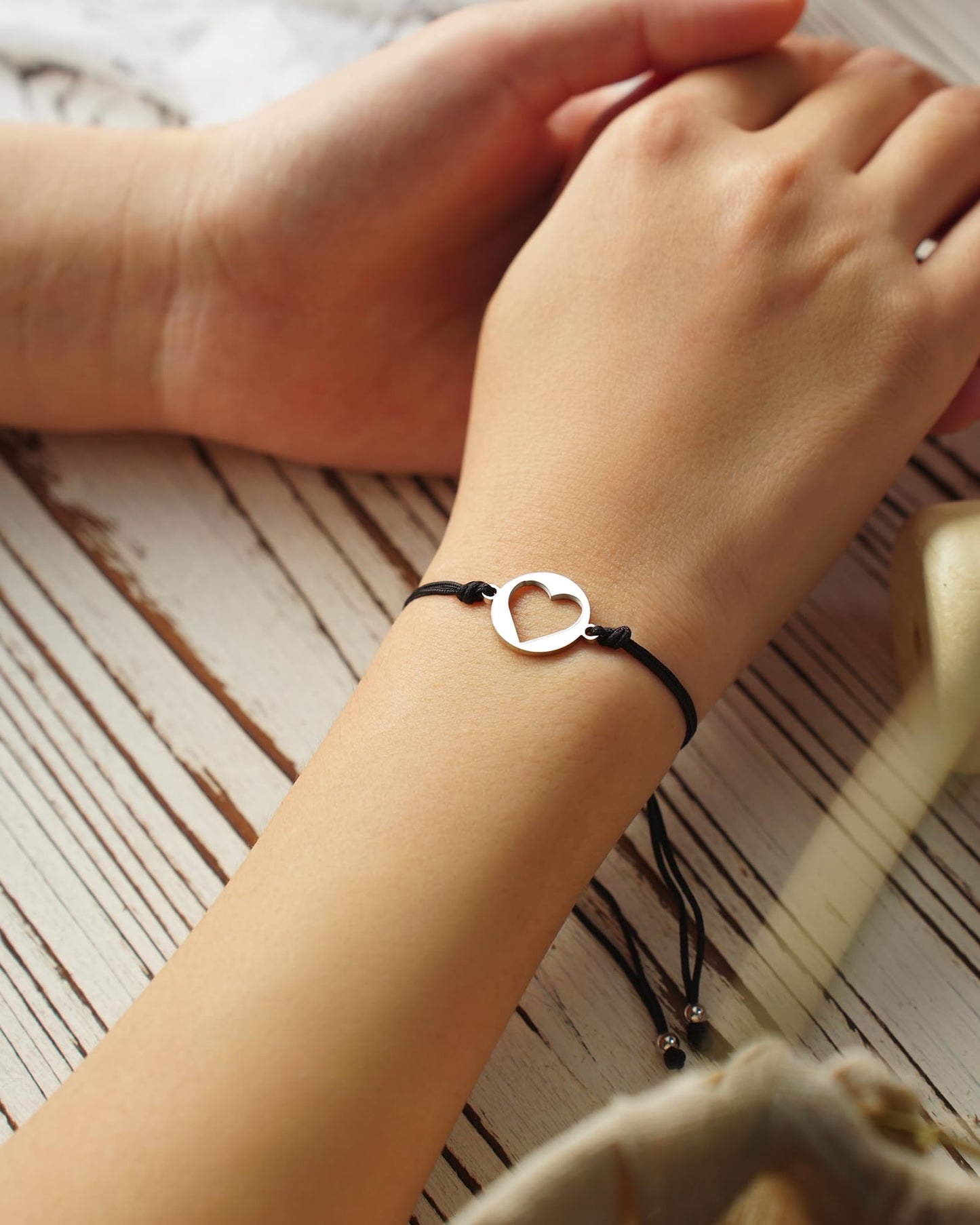 MANVEN Mothers Day Jewelry Gifts for Mom Daughter Mother Daugther Bracelets Birthday Gifts for Mom Matching Heart Bracelet