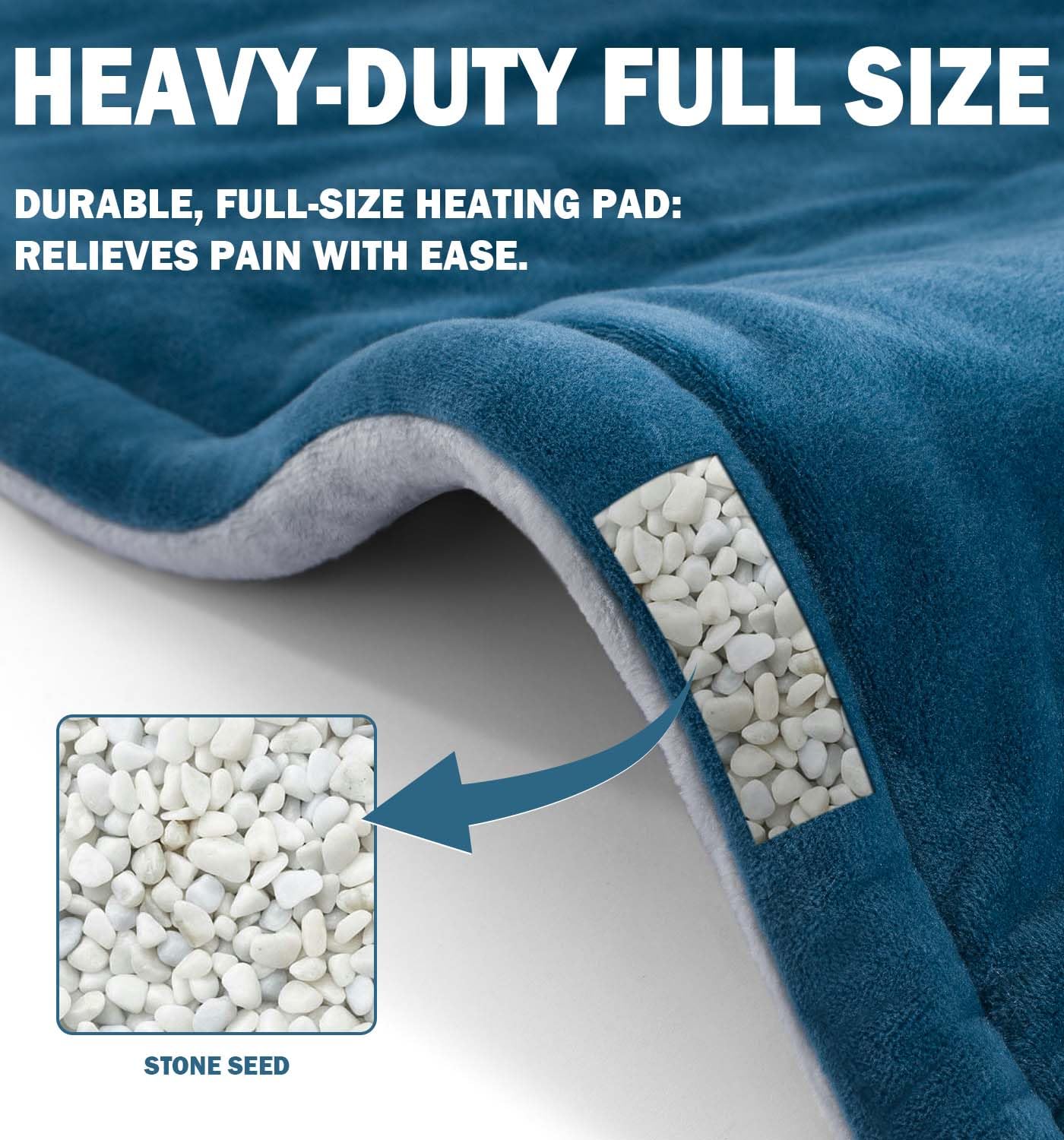 Heating Pad for Neck and Shoulder, 2lb Weighted Neck Heating Pad for Pain Relief, Valentines Day Birthday Christmas Gifts for Women Men Mom Dad, Mothers Day Gifts, 6 Heat Settings Auto-Off Home Office