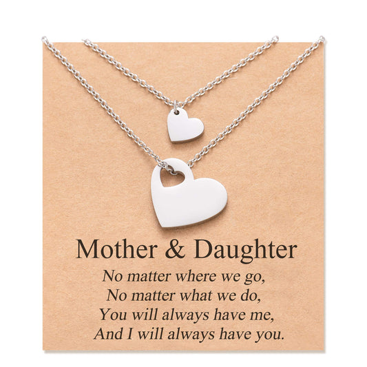 Necklace Jewelry Gifts for Mom: Mother Daughter