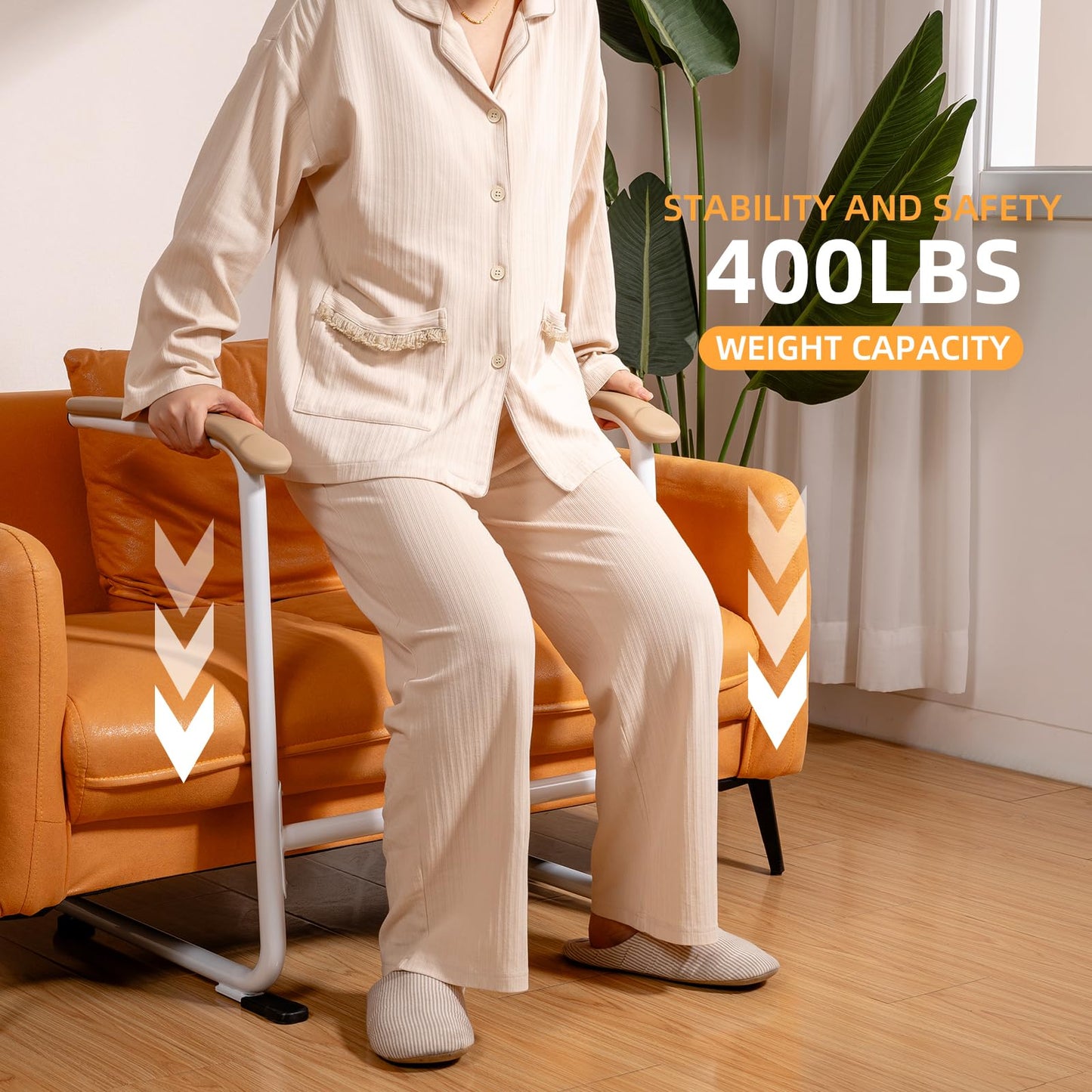 Chair Couch Stand Assist,Chair Lift Assist for Elderly, Daily Living Mobility Aid Rail for Couch, Sofa,Chair Mobility Daily Aids for Senior, Disabled, Handicap (400 LBS)