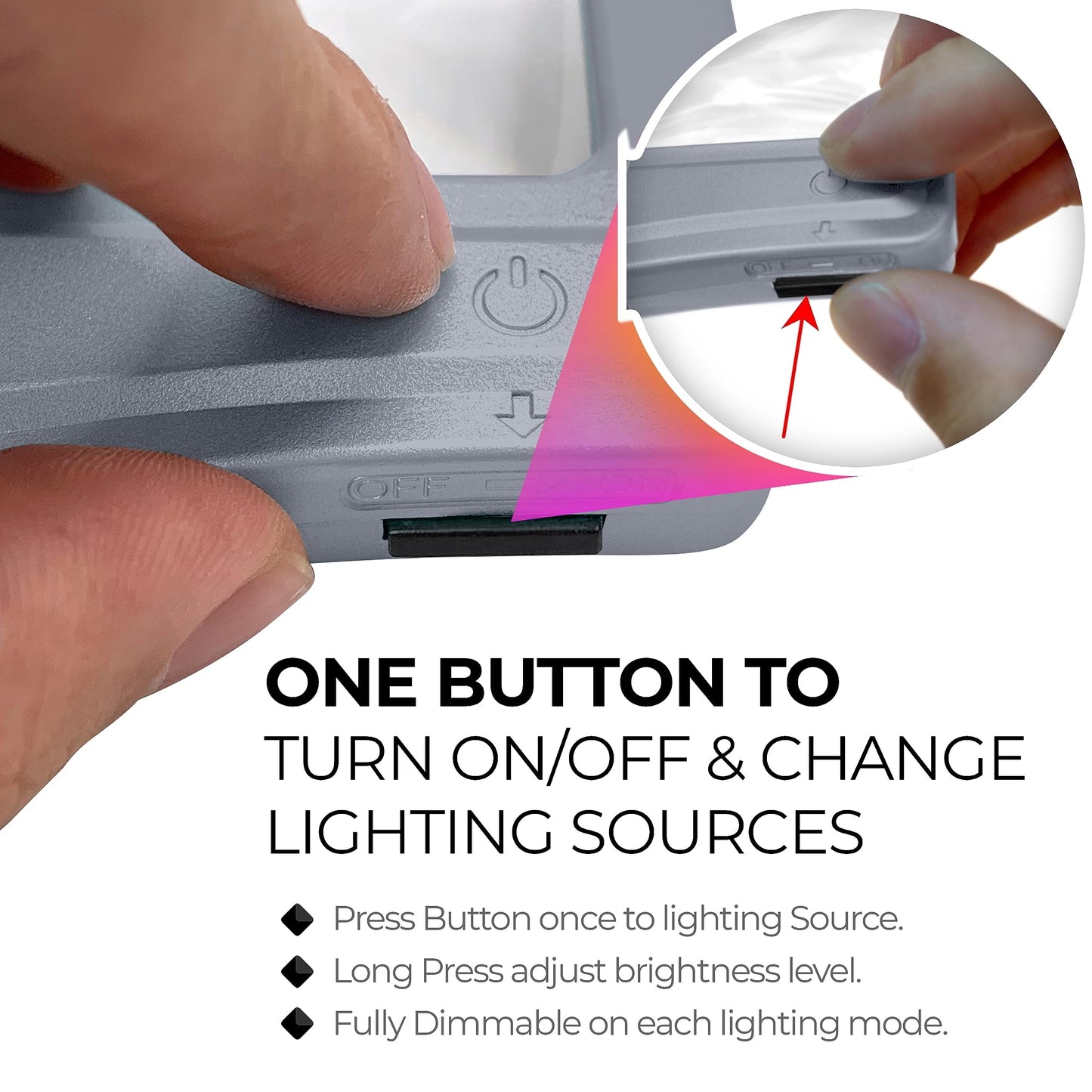 LED Page Magnifier (5X) with Stand