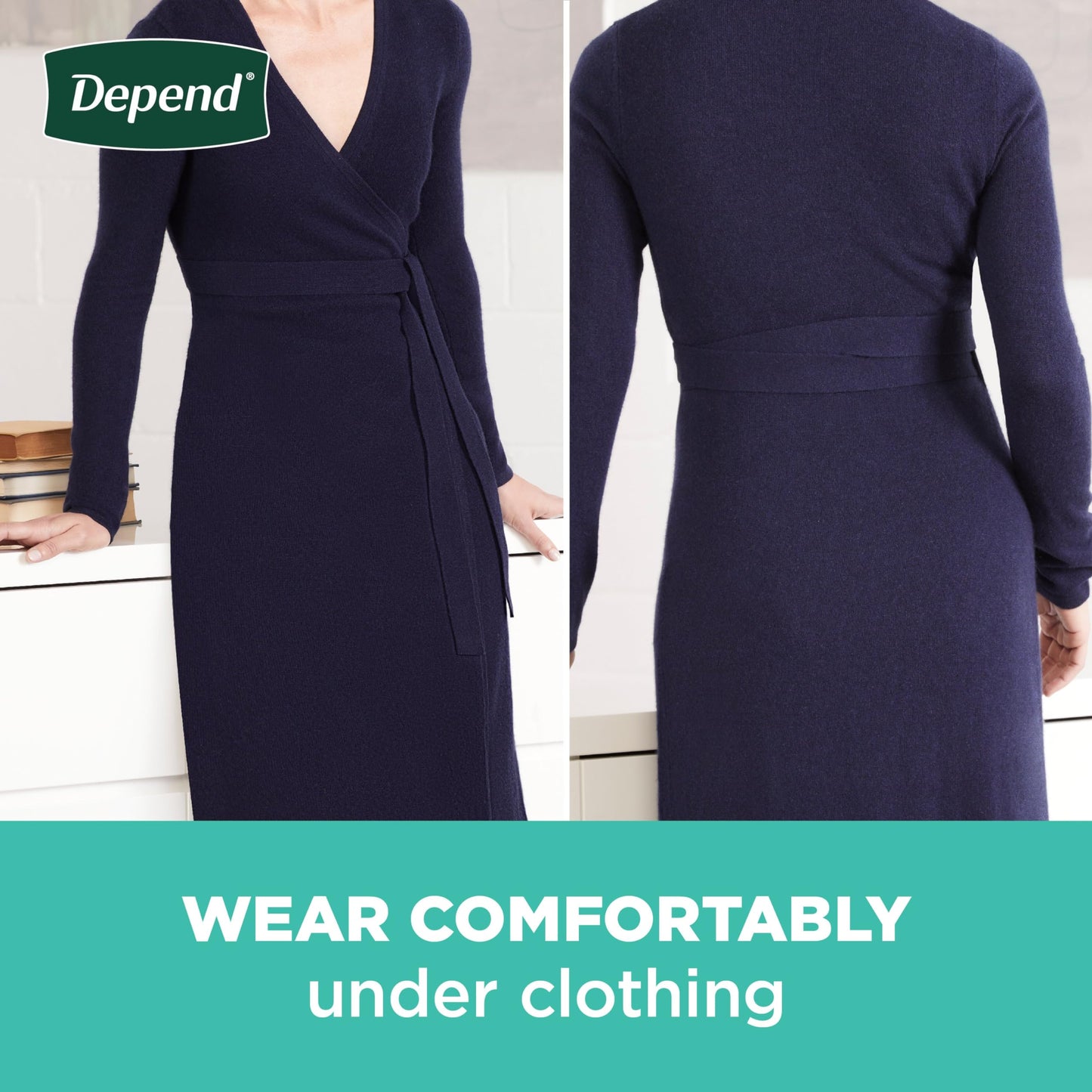 Depend Incontinence Protection with Tabs, Unisex, Small/Medium (19–34" Waist, Up To 170 lbs), Maximum Absorbency, 60 Count (3 Packs of 20)