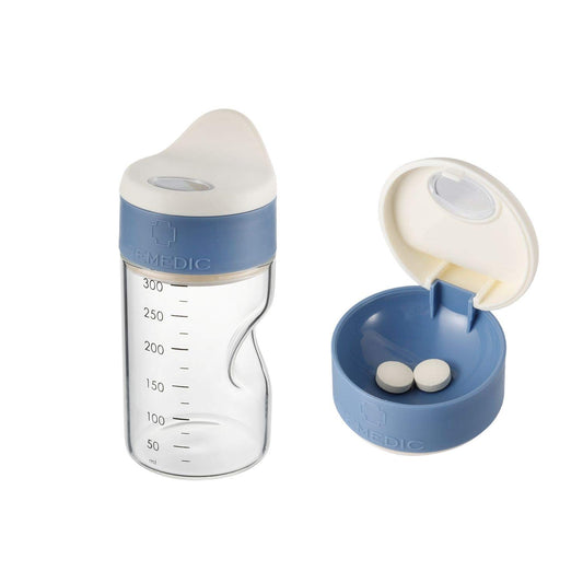 Medicine Cup with Pill Dispenser Lid (Easy-to-Use, Arthritis-Friendly)