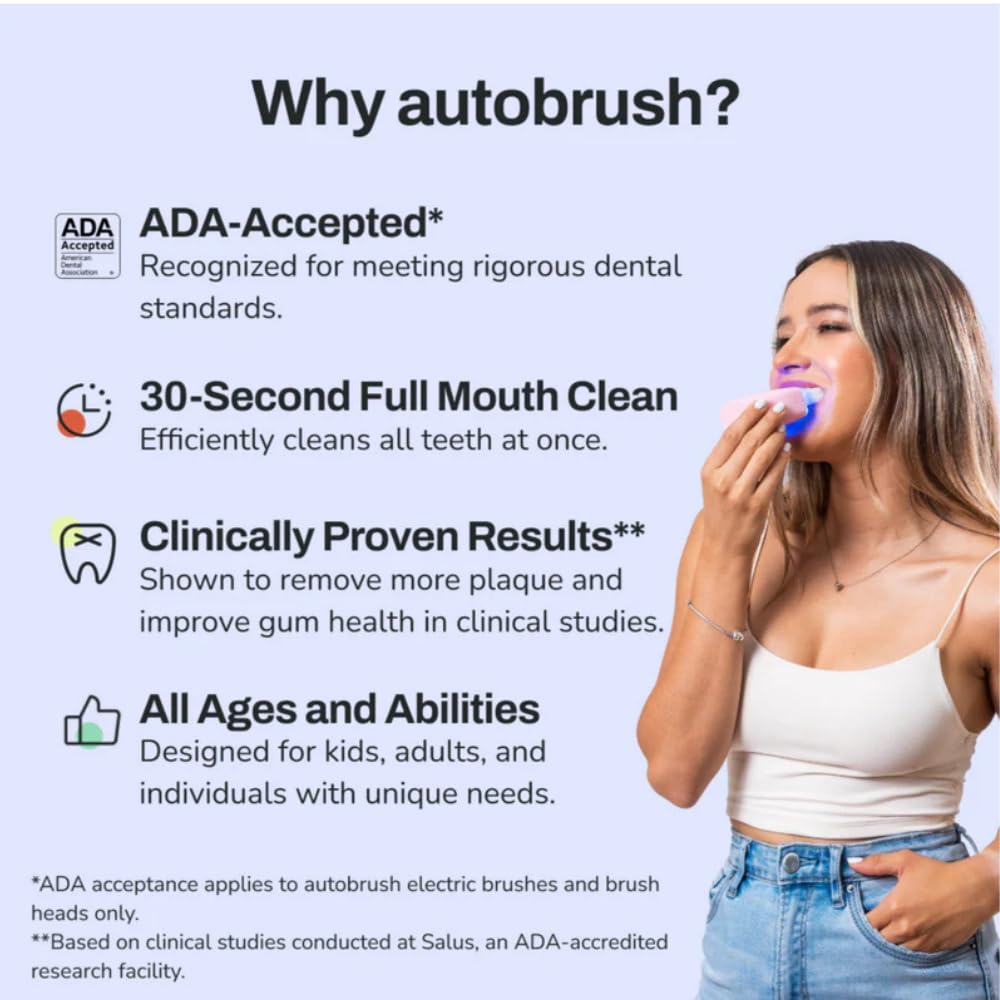 Autobrush Sonic Pro U Shaped Adult Electric Toothbrush