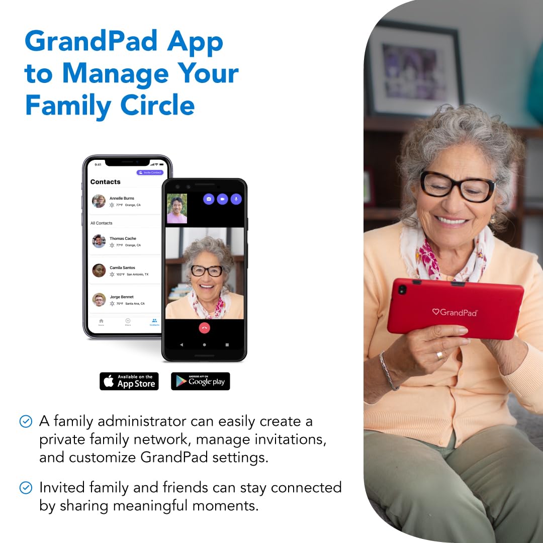 GrandPad Easy to Use Tablet & Phone for Seniors