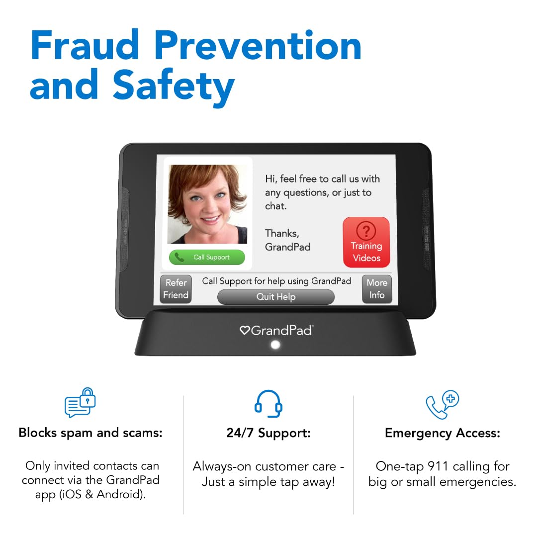 GrandPad Easy to Use Tablet & Phone for Seniors