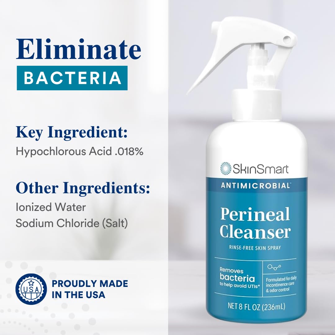 SkinSmart Antimicrobial Perineal Cleanser Spray