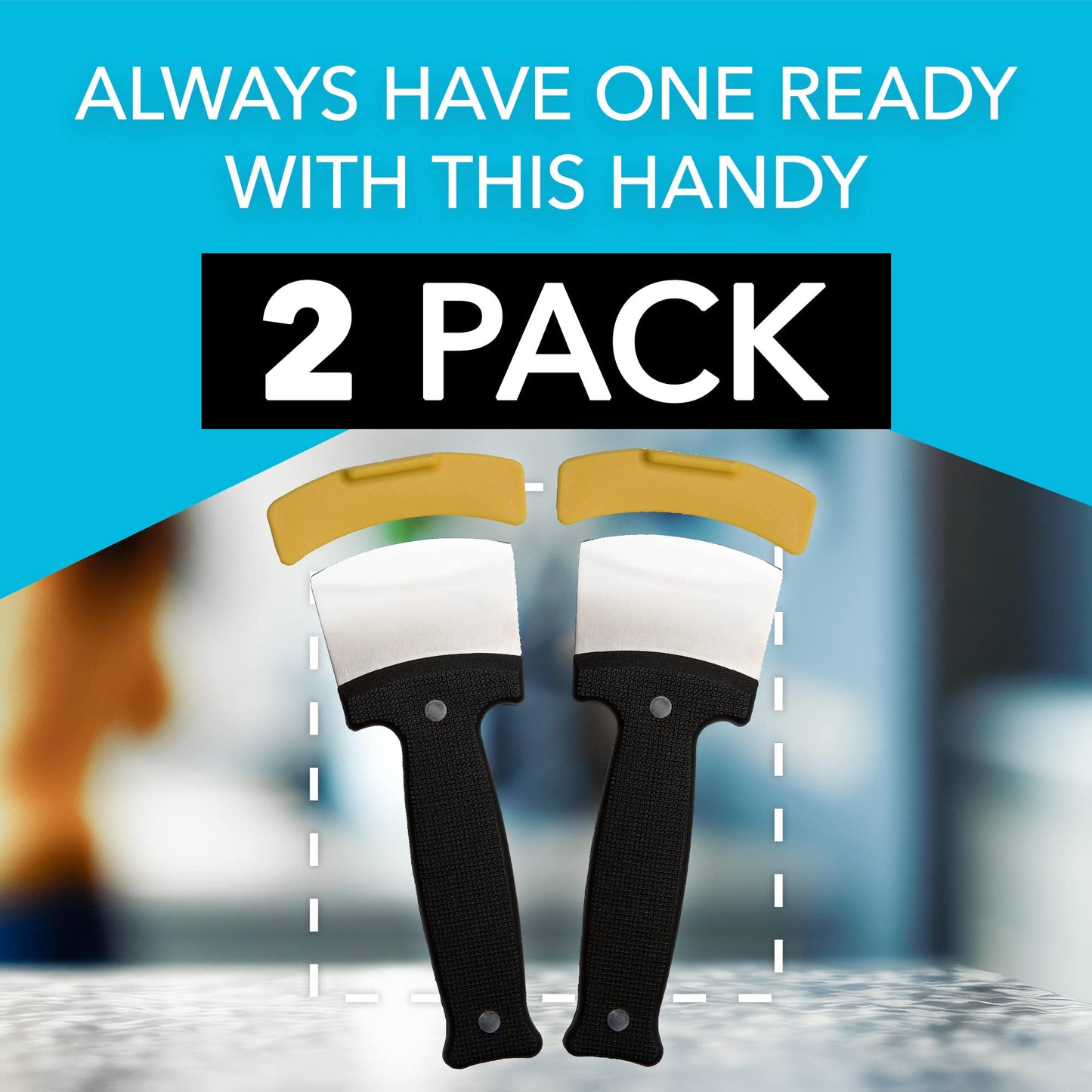 Extra Sharp Rocker Knife for One Handed Cutting -