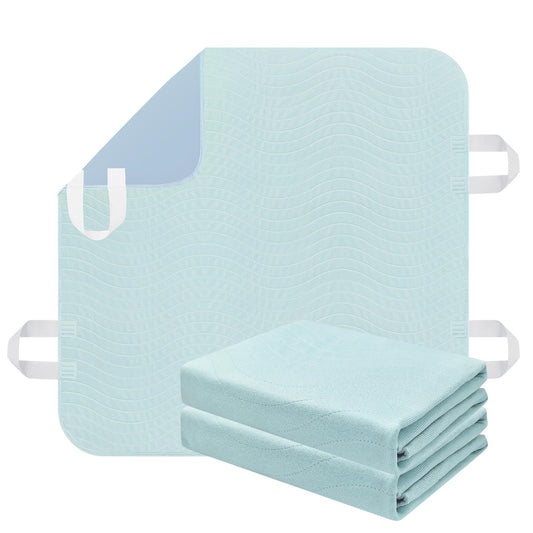 Bed Pads with Handles for Positioning and Incontinence  (34×36 Inch - 2 Pack)