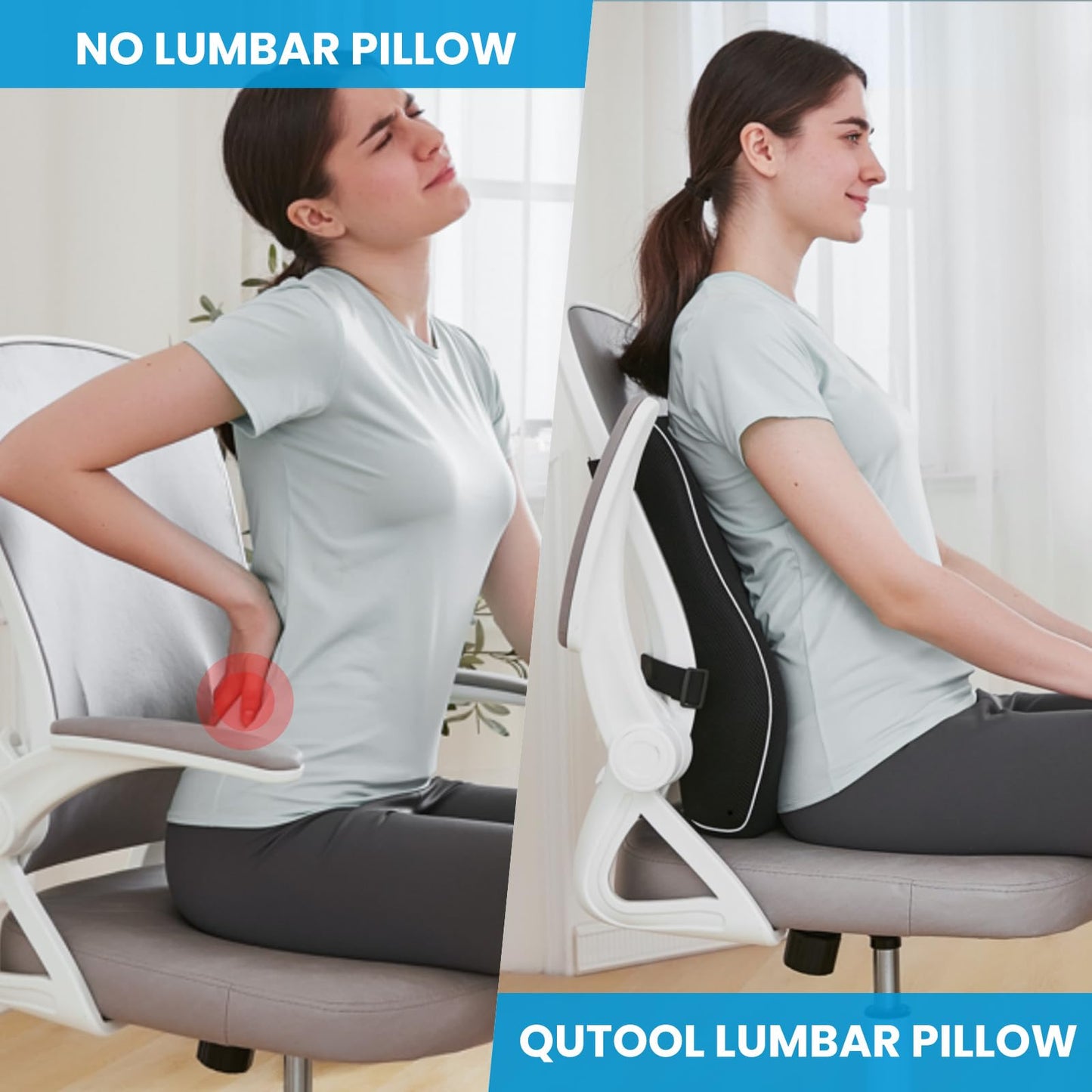 Lumbar Support Pillow for Office Chair