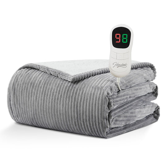 Heated Blanket Electric Throw - 50"x60"  Auto-Off 10 Heat Levels