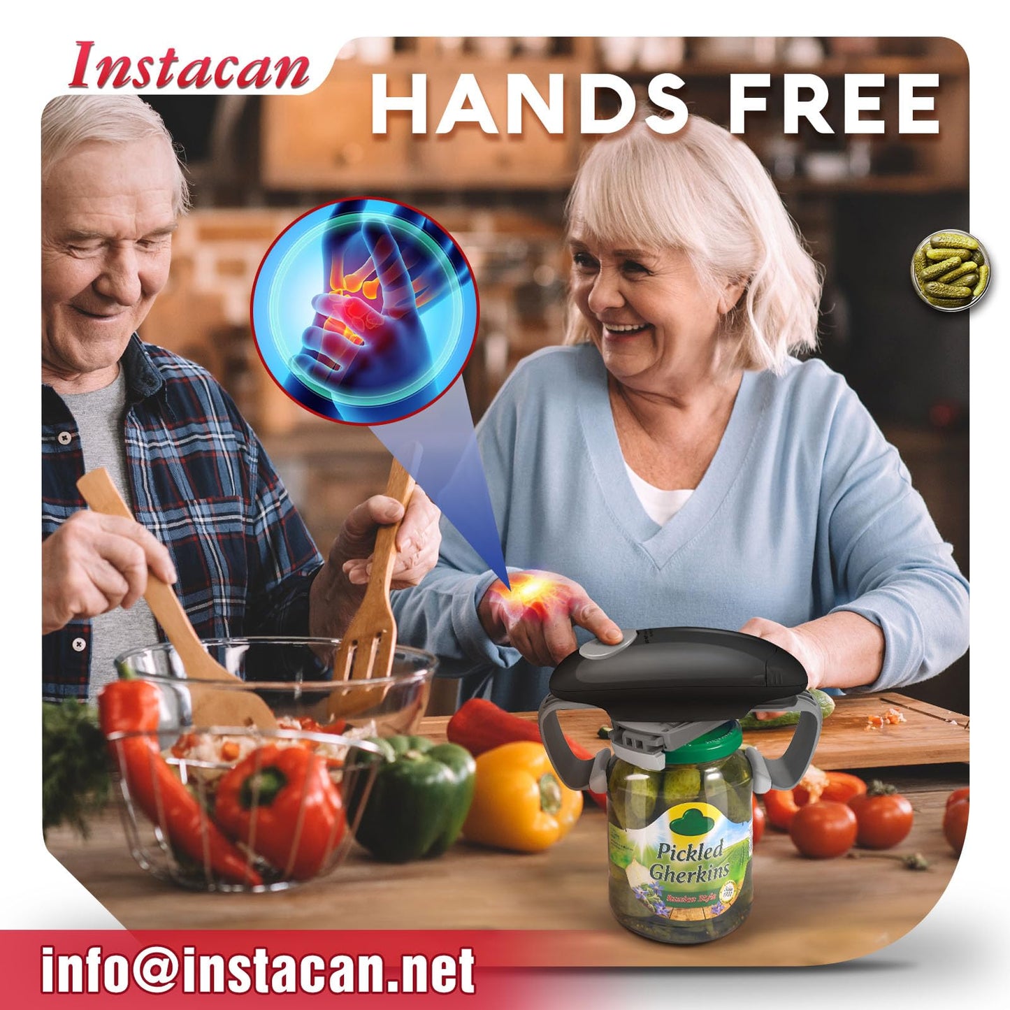 One Touch Electric Jar Opener
