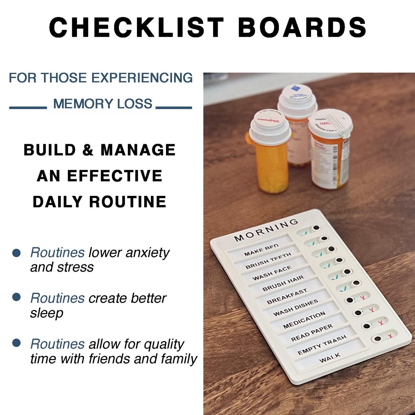 Checklist Boards for Adults |